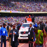 Cardinal Laurent Monsengwo Pasinya au Stade des Martyrs  Kinshasa le dimanche 5 dcembre 2010