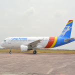 L'Airbus A320 de la compagnie arienne Congo Airways  Kinshasa le 30/07/2015