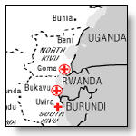 Frontire entre le Congo et L' Ouganda
