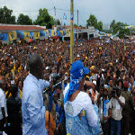 Joseph Kabila en campagne lectorale  M'buji Mayi