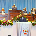 Le Prsident Joseph Kabila lors de son discours sur l'Etat de la nation le 14/12/2015  Kinshasa