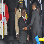 Joseph Kabila et Paul Kagame  Kigali au Rwanda le 6 septembre 2010