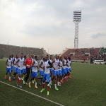 Sance d'entranement des Lopards de la RDC au stade Tata Raphal