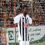 TP Mazembe's Nathan Sinkala celebrates after scoring against Al Merreikh