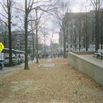 Ambiance dans les rues de Washington, DC, sur Virginia Avenue, quelques heures aprs l'ina ...