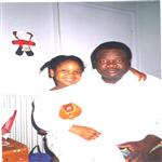 Dr. Lopold Kumbakisaka avec sa fille cadette Mama Mwilu Patricia Kumbakisaka (Athnes 199 ...