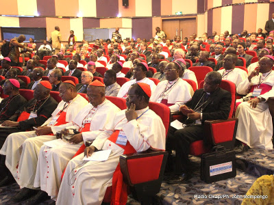 Des vques lors du 16m assemble plnire du Symposium des Confrences Episcopales d'Afrique et Madagascar(Secam) le 9/07/2013  Kinshasa