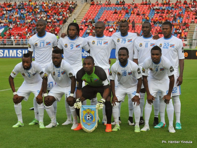 Les Lopards de la RDC lors de la Can 2015 en Guine Equatoriale