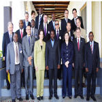 Joseph Kabila avec les membres du Conseil de scurit