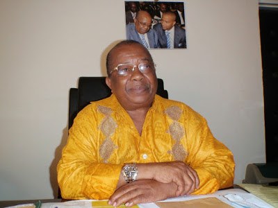 Gabriel Kyungu wa Kumwanza, prsident de l'Union national des fdralistes du Congo (Unafec) et prsident du bureau provisoire de l'assemble provinciale du Haut-Katanga