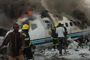 Avion d'Hewa Bora Airways crashe  Goma