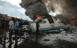RDC: obsques des victimes du crash de Goma