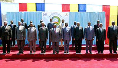 Signature du pacte de paix des pays des grand lacs -Joseph Kabila - Congo RDC 
