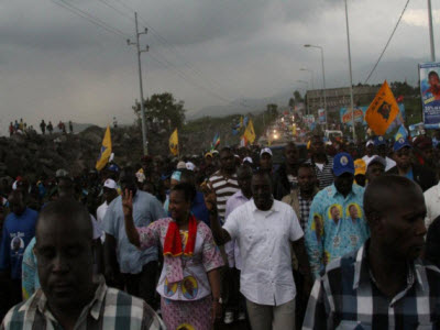 Joseph Kabila en campagne  Goma