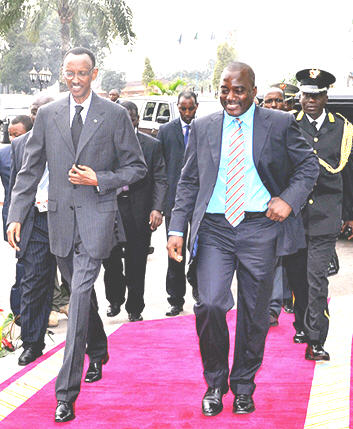 Joseph Kabila et Paul Kagame  Kinshasa
