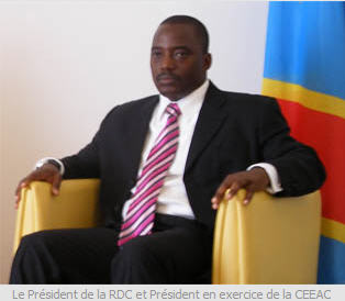 Le Prsident de la Rpublique, Joseph Kabila Kabange, Prsident en exercice de la Communaut conomique des Etats de l'Afrique centrale (CEEAC), a assist samedi  Moussoro, au Tchad, aux manoeuvres militaires multinationales Barh-EI-Gazel 2005, aux cts de ses pairs tchadien, Idriss Deby Itno, congolais, Denis Sassou Ngues50, centrafricain, Franois Bozize, et gabonais, Omar Bongo.