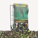 Des supporteurs de l? As Vita Club de la RDC le 21/09/2014 au stade Tata Raphal  Kinshasa. Radio Okapi/Ph. John Bompengo