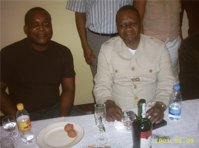 Ruphin-Kela et Papa Wemba  l'aumonnerie catholique St-Charles  Paris