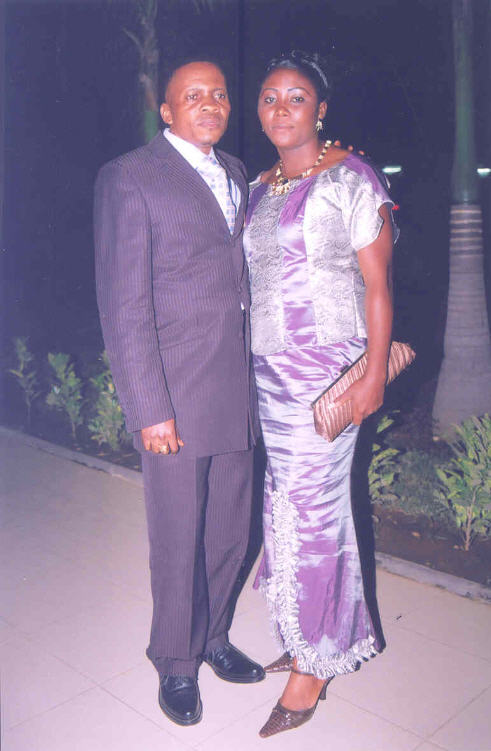 Auguy Malambu et sa femme bien aime Mamie Wadi