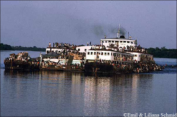 Fleuve Congo entre Kinshasa et Kisangani