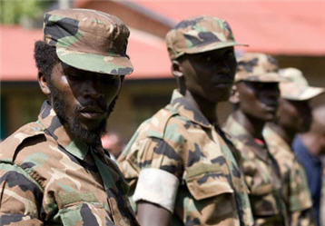 Soldats du CNDP au Congo