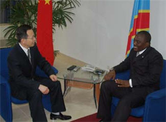 Wu Zexian et Joseph Kabila