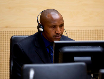 Bosco Ntaganda lors de so apparition à la CPI ce mardi