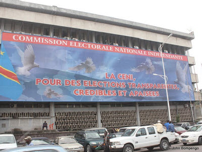 Siège de la Ceni à Kinshasa
