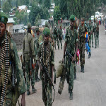 Des soldats des Forces armes de la RDC (FARDC) autour de Goma