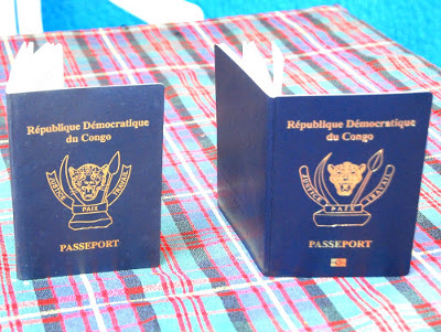 De gauche à droite, l'ancien passeport et le nouveau passeport congolais en cour depuis janvier 2016. 