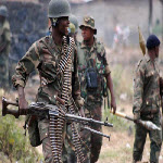 Soldats des FARDC au front