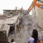 Clodys Center building collapse in Kinshasa on 10/14/2013