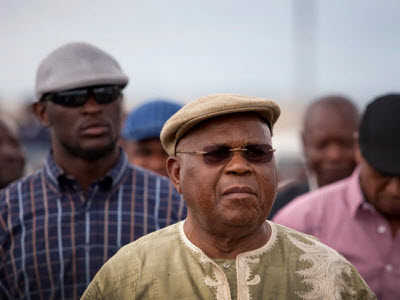 Etienne Tshisekedi  son arrive  Goma le 14.11.2011