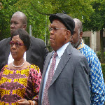 Etienne Tshisekedi avec sa femme Marthe Tshisekedi
