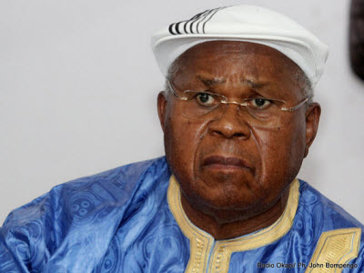 Etienne Tshisekedi, prsident de l'UDPS le 30/08/2011  Kinshasa