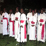 Des vques congolais membres de la Cenco le 23/6/2011 au centre Nganda  Kinshasa