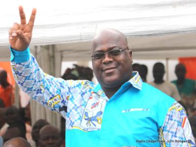 Flix Tshisekedi lors d?un point de presse le 24/04/2017 
        Kinshasa au sige de son parti UDPS. Radio Okapi/Ph. John
        Bompengo