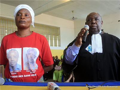 Marie-Jos Bazana, l'pouse de Fidel Bazana et Me Mukendi