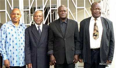 François Mwamba, Arthur Z'ahidi Ngoma, Jean-Claude Vuemba et Christian Badibangi