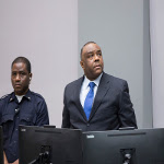 Jean-Pierre Bemba lors du prononc de sa peine de 18 ans de prison  la CPI, le 21 juin 2016  La Haye