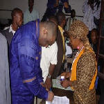 Jean-Pierre Bemba votant le 29 octobre 2006