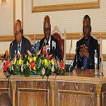 Rencontre entre Joseph Kabila, Eduardo Dos Santos et Jacob Zuma en Angola ce 12/3/2013