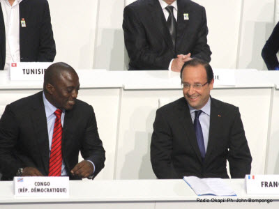 Joseph Kabila et François Hollande