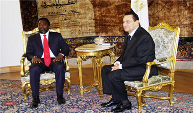 Joseph Kabila et Hosni Moubarak