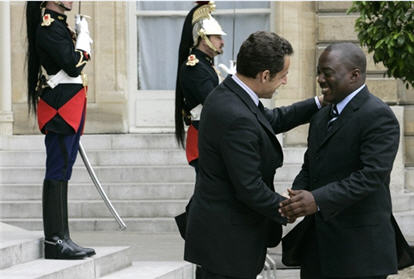 Joseph Kabila et Nicolas Sarkozy