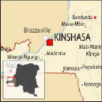 Kinshasa - Congo carte