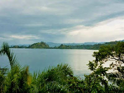 Une vue du lac Kivu