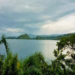 Une vue du lac Kivu