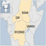 Région d'opération de la LRA en Ouganda, République démocratique du Congo, République centrafricaine et au Soudan
