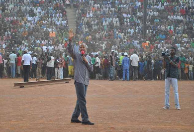 Moise Katumbi au stade du TP Mazembe